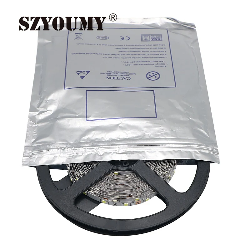 SZYOUMY супер яркая SMD 2835 Светодиодная лента 60 светодиодов/м DC 12 В