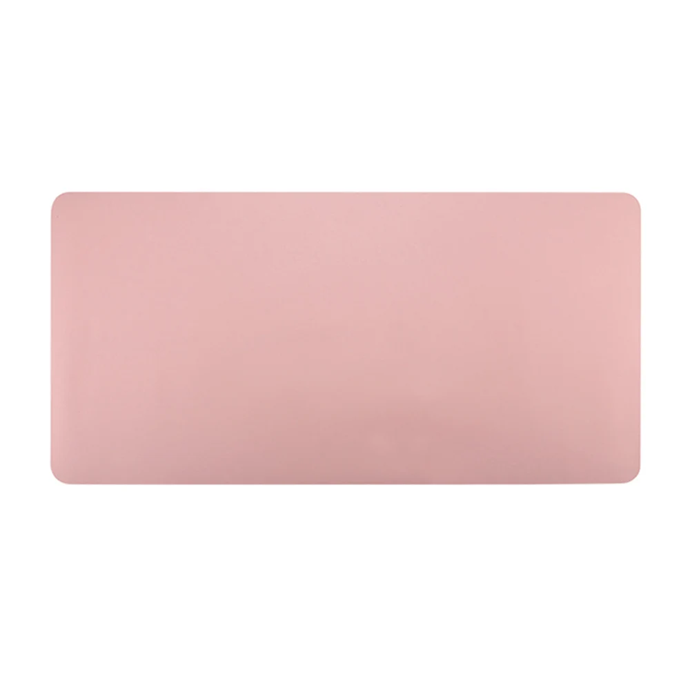 Pink 70X35 см большой кожаный коврик для мыши Коврик для мыши Офисный Компьютерный стол коврик современная настольная игровая клавиатура Коврик для мыши мягкая подушка для ноутбука - Цвет: Pink