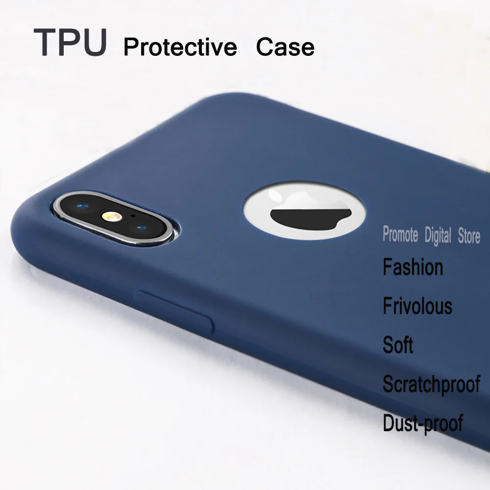 Ультратонкий Мягкий чехол из ТПУ для iPhone 5s 6 7 8 силиконовый защитный резиновый 5 S