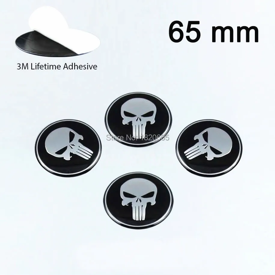 4 шт. колпачки на ступицу колеса 65 мм 6 5 см|sticker for auto|decal stickerskull logo |