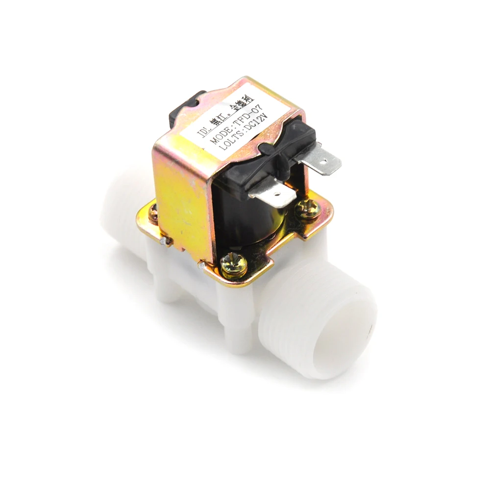 1 шт. Новый Желтый 3/4 &quotDC 12V Магнитный водный воздух закрытый пластиковый