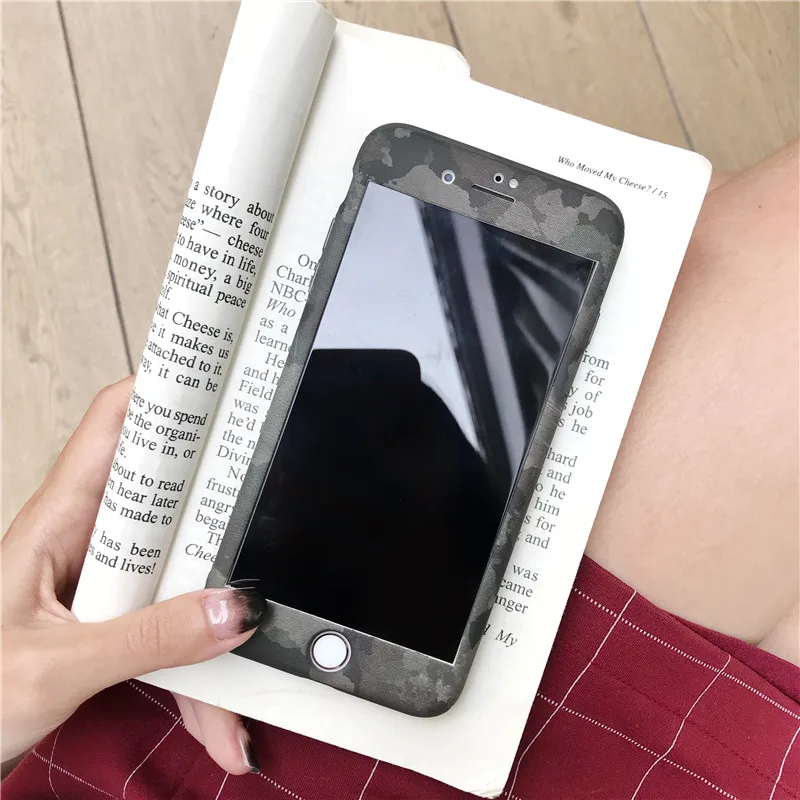 Защитный чехол с полным покрытием 360 градусов для iPhone X XR XS Max 7 8 6 6s Plus 5 фотоблесток