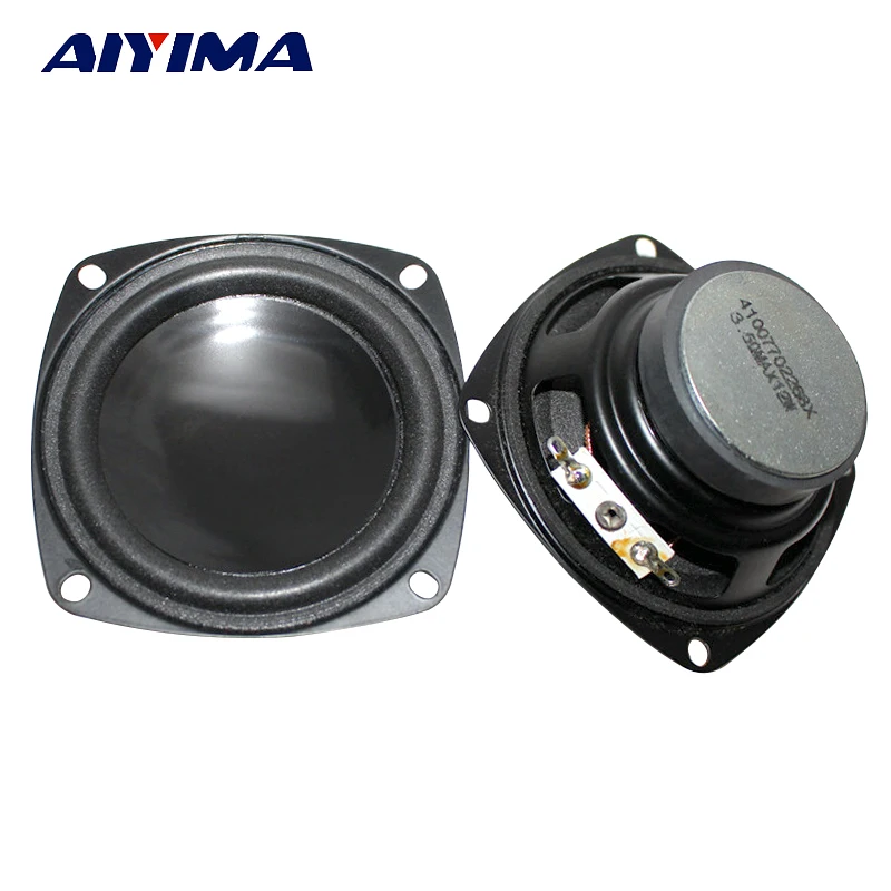 AIYIMA 2 шт. 3 дюйма аудио портативный динамик s 4 Ом 5 Вт полный спектр DIY домашний
