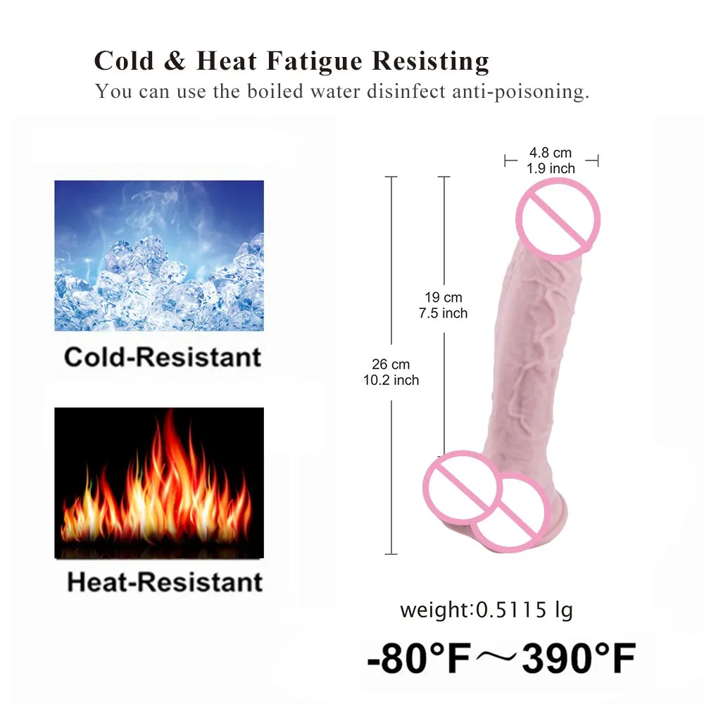 Фаллоимитатор соответствующий стандарту FDA силиконовый длина 26 см диаметр 4 5