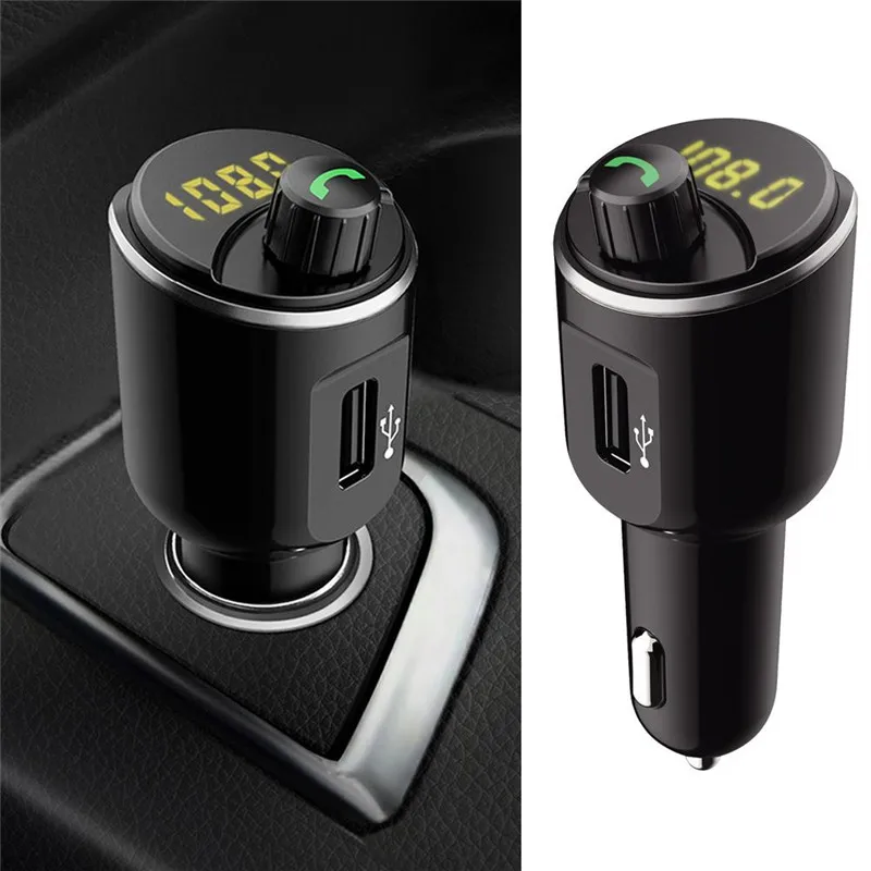 Устройство для быстрой зарядки 3 0 дюйма FM передатчик два USB порта автомобильное