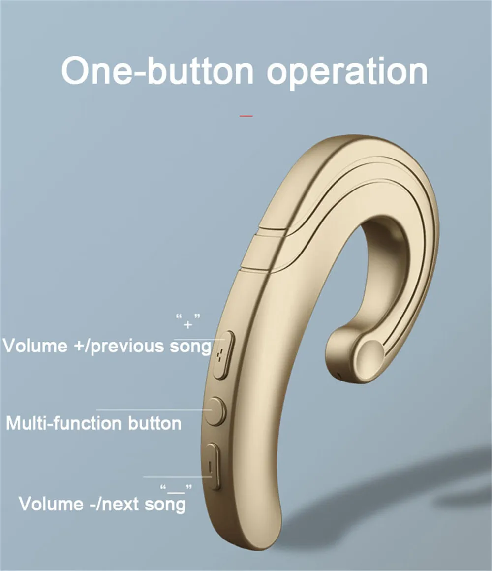 Гарнитура Excelvan Q9 с костной проводимостью bluetooth гарнитура громкой связью