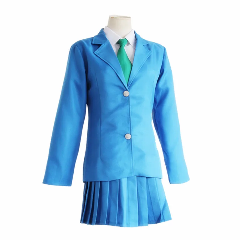 Аниме Детектив Конан Mouri Ran Косплэй костюм Шиничи Кудо Джимми Rachel Мур Синий