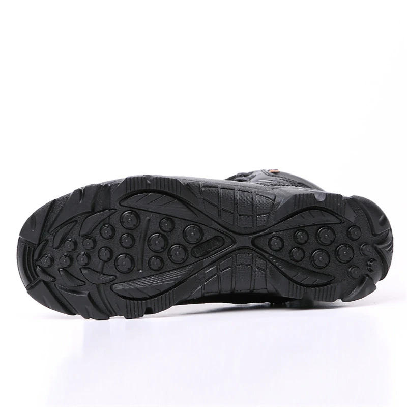 Men Delta Tactical Boots Leather High Performance Waterproof Military Boots Outdoor Breathable Non-slip Hiking Sneakers for Men