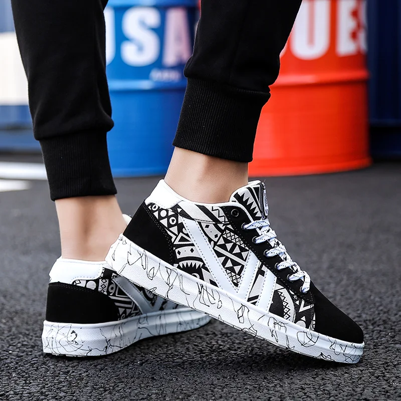 2018 Новое поступление зимняя удобная повседневная обувь мужская парусиновая для