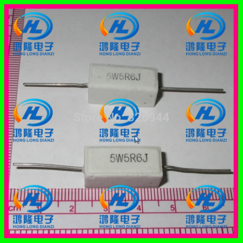

(10pcs/lot) 5W 5.6 ohm +/-5% / 5W 5.6 ohm 5% / 5W 5.6RJ /5W5R6J