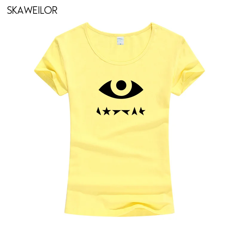 Летний стиль футболки Дэвида Боуи женская футболка с коротким рукавом рок модные