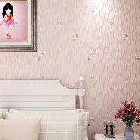 ldyllic pink wallpaper bedroom wallpaper warm romantic fashion wedding room modern minimalist non wovenprincess room wallpapers