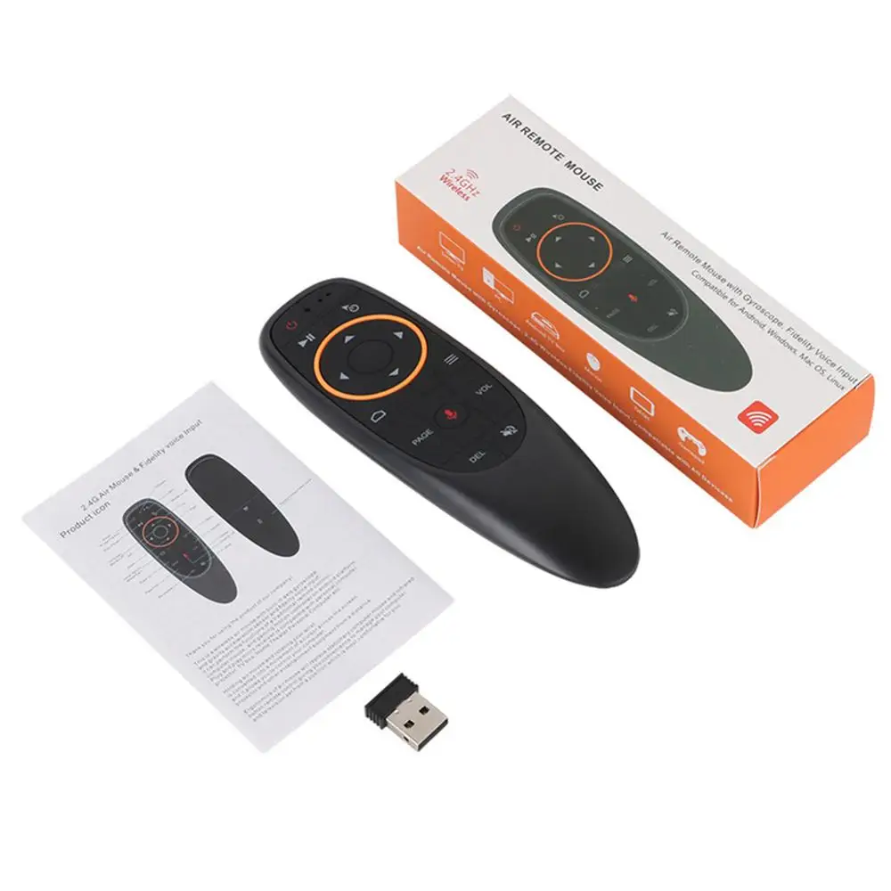 Ilebygo G10 воздушный приемник usb-мыши Голосовое управление с гиродатчик мини