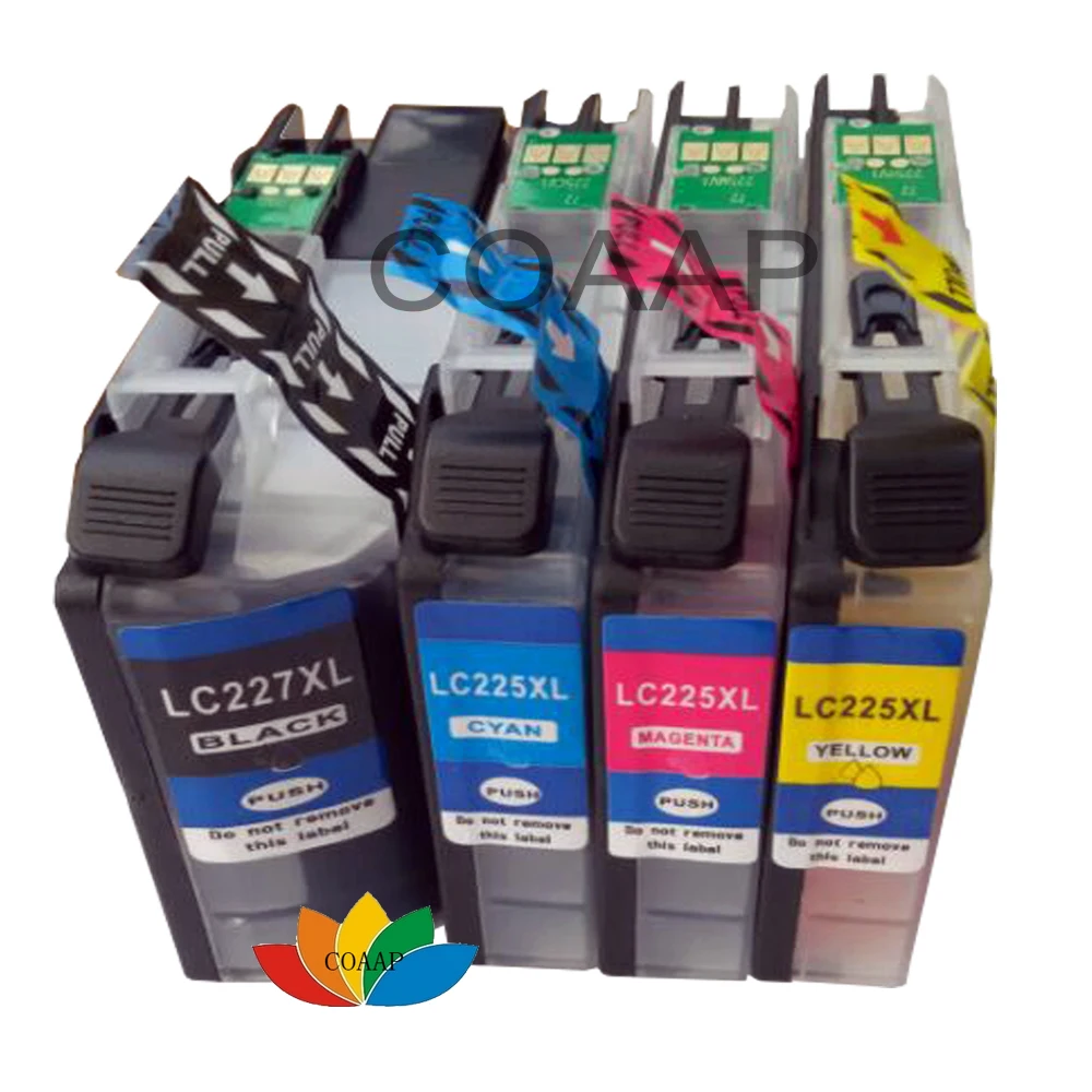 4pk совместимый lc227 lc225 чернильные картриджи для принтера Brother MFC J4625DW J5625DW J4420DW