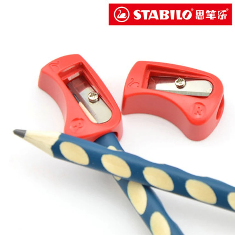 6 шт./лот Stabilo 4532 Антикоррозийная прочная Безопасная мини точилка для карандашей с