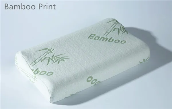 Bamboo Print Фиолетовый Латекс 50x30 Таиланд чистый натуральный латекс Ортопедическая подушка для коррекции подростка шеи позвонка Защита Подушка ученика дети - Цвет: Bamboo Print