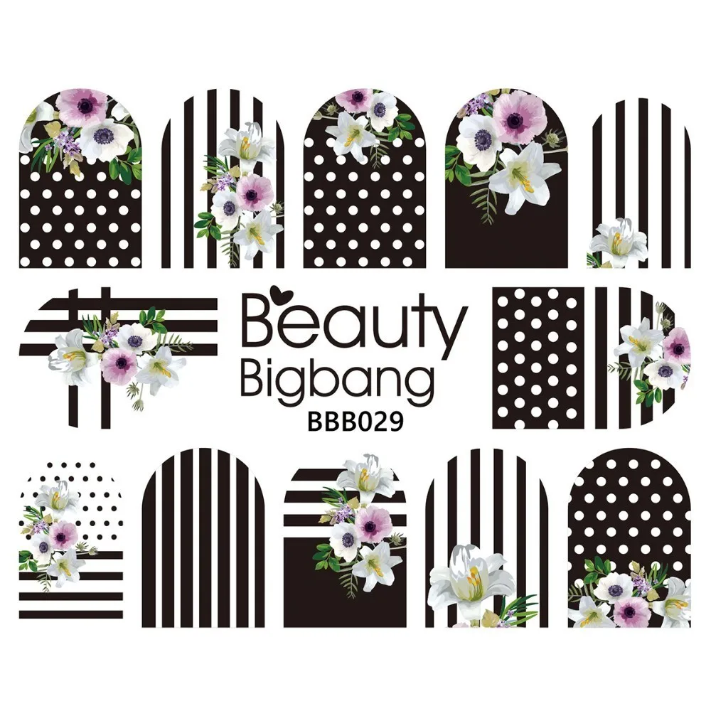 9A BeautyBigBang, 2 шт, 3D наклейки для ногтей, переводные наклейки с водой, мороженое, торт, дизайн, сделай сам, Переводные картинки, слайдеры, наклейки для ногтей, украшения - Цвет: 9A