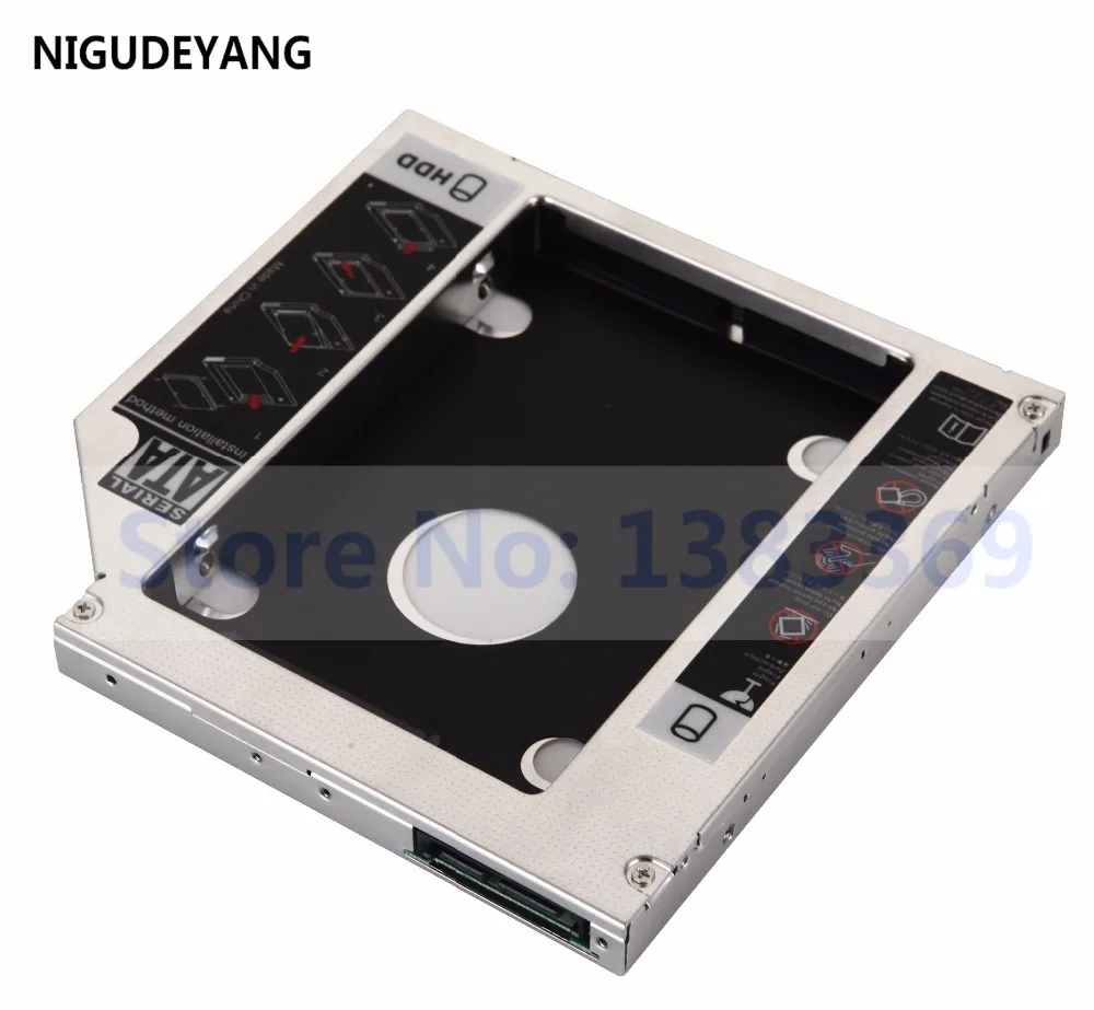 NIGUDEYANG 2nd 12 7 мм SATA жесткий диск HDD SSD Оптический отсек Caddy Frame Tray для ASUS N51 N56 N70 N75 N80 N90