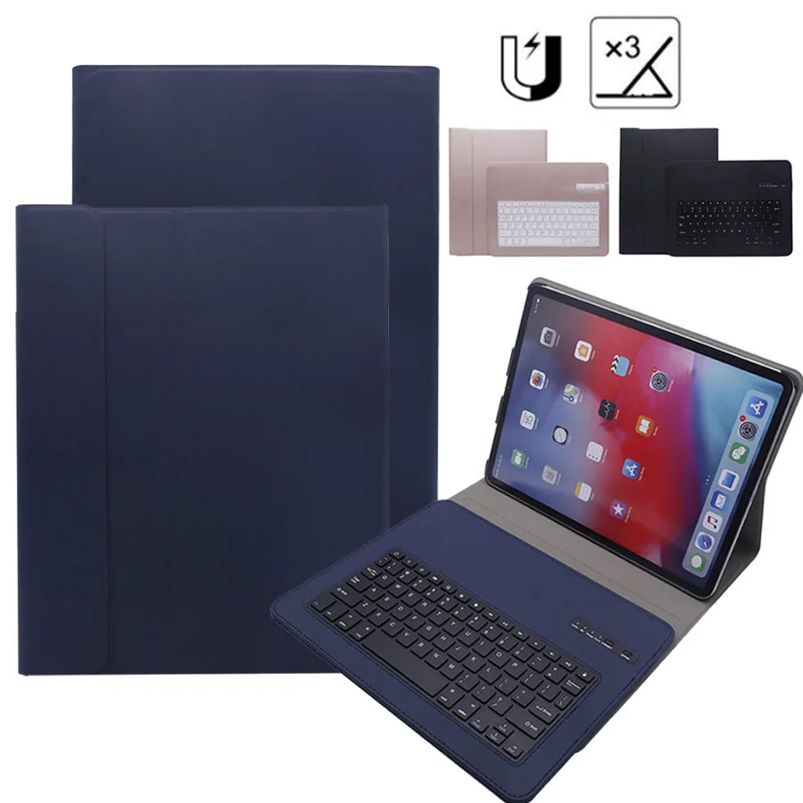 Чехол с Bluetooth клавиатурой для iPad Pro 12 9 2018 2020 умный чехол планшета дюйма A1876 A2014
