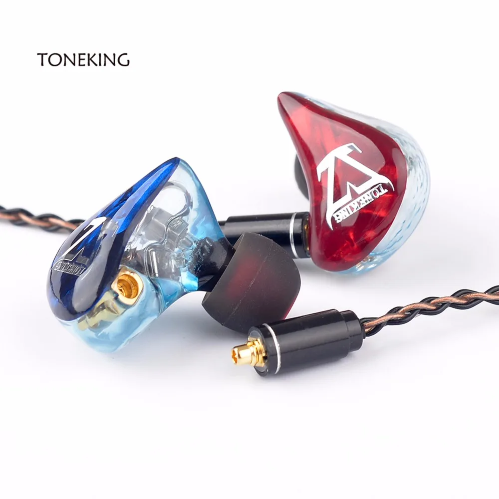 TONEKING T3 Наушники-вкладыши 3 сбалансированные арматурные 3BA HIFI монитор DJ студийные