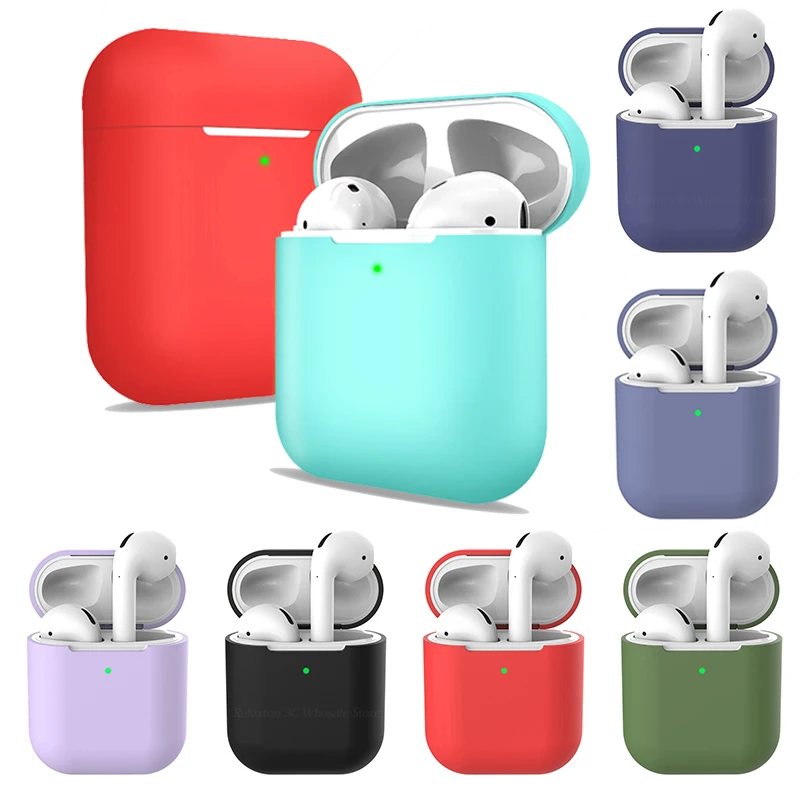 Мягкие силиконовые чехлы для Airpods 2|Аксессуары наушников| |