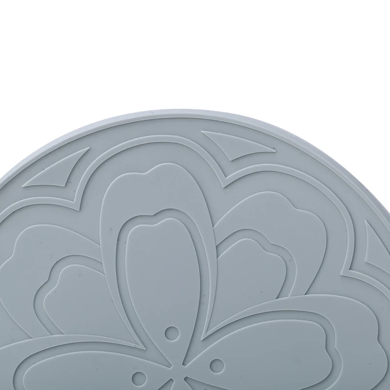 Силиконовые коврики на стол мягкий круглый изоляционный коврик кухонная