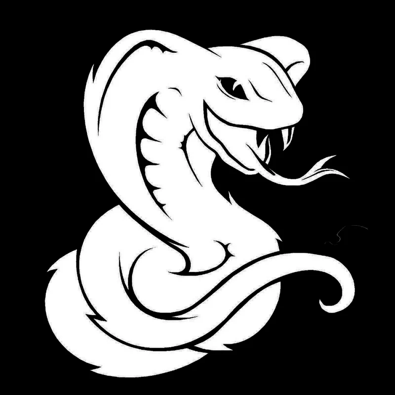 13 3 см * 14 9 наклейка на машину King Snake Animal мотоцикл Стайлинг автомобиля Виниловая