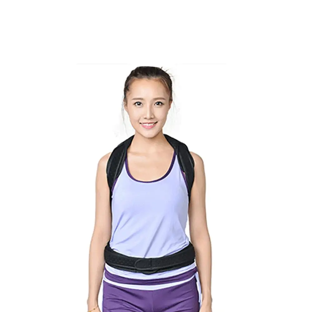 Male Female Adjustable Posture Corrector Waist Lumbar Shoulder Chest Back Spine Support Brace Belt Body Correction Tool | Красота и