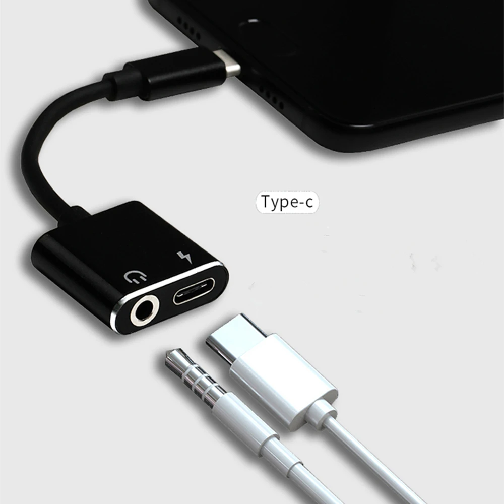 USB Type C 3 5 адаптер для наушников зарядное устройство до мм разъем AUX Xiaomi Mi6 Mi8 MIX2 MIX2S