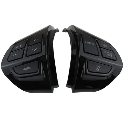 Black pair Кнопки для автомобиля для Mitsubishi ASX многофункциональные кнопки управления рулем автомобиля с кабелями - Цвет: Black pair