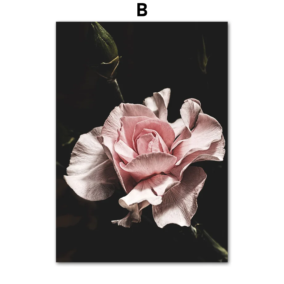 Модные холщовые плакаты и принты черная белая девушка настенная живопись