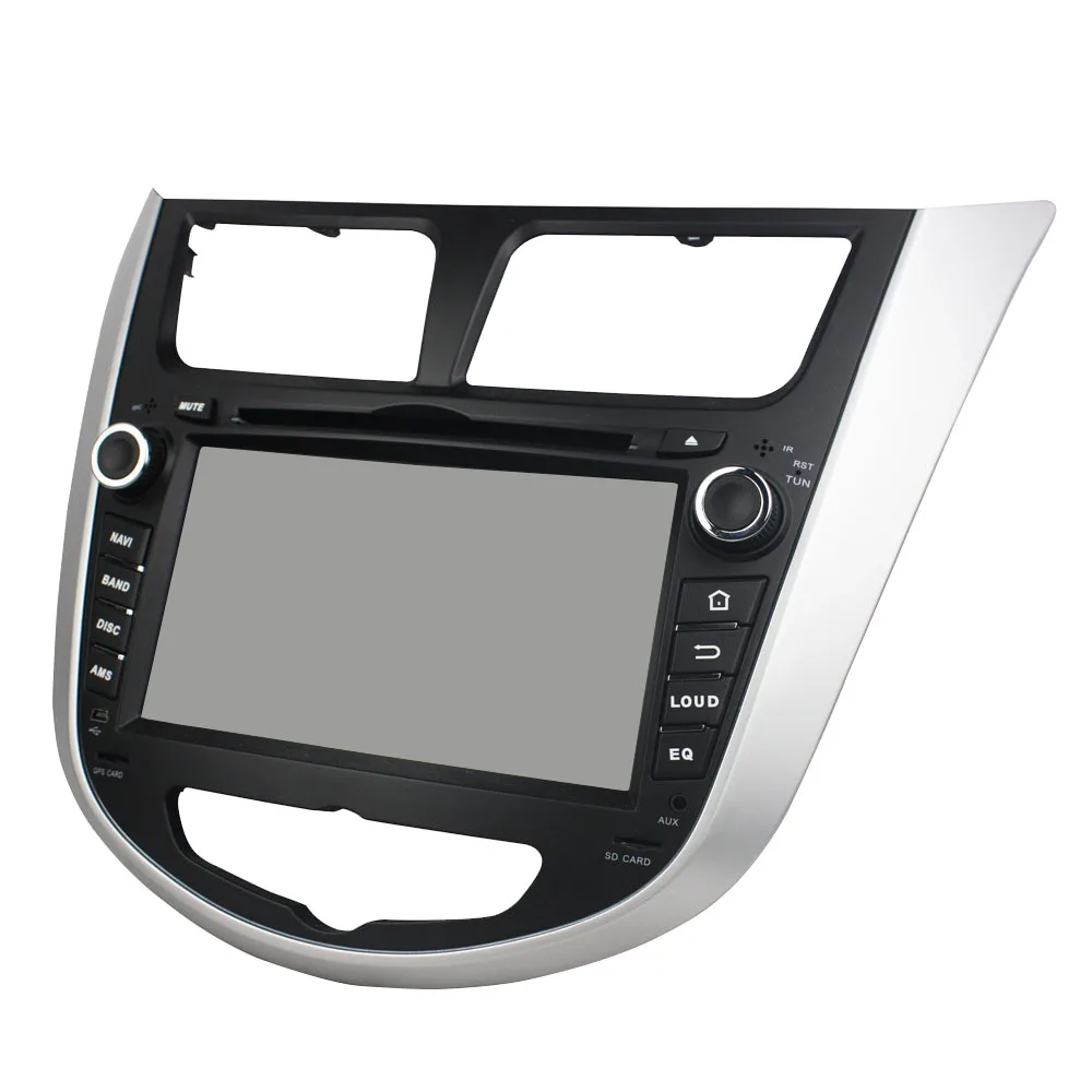 7 &quotAndroid6.0 Octa ядро HD Автомобильный DVD VIDEO PLAYER для Hyundai Verna Accent Solaris 2011 2012 с 4 Г WI-FI Bluetooth