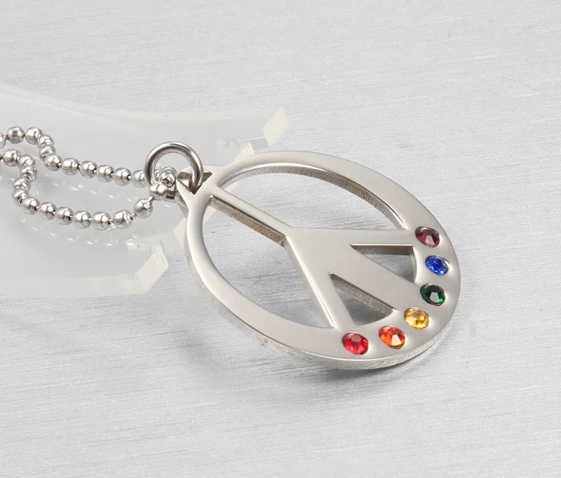 Камень хризоколла ЛГБТ из нержавеющей стали Радужный дизайн самолета мира