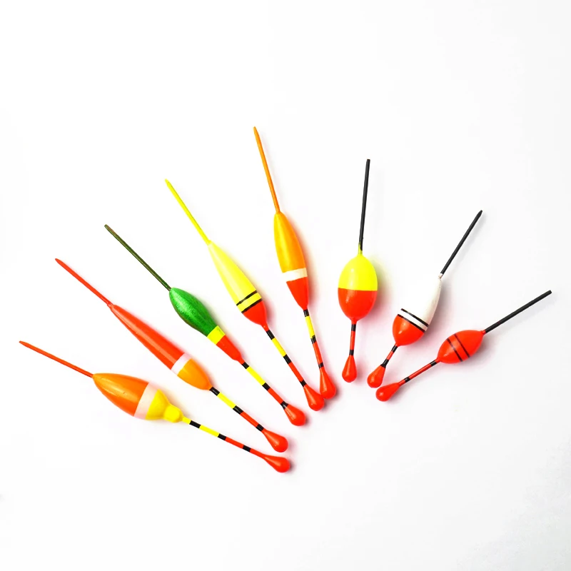 8 шт./лот набор рыболовных поплавков для морской рыбалки деревянные поплавки