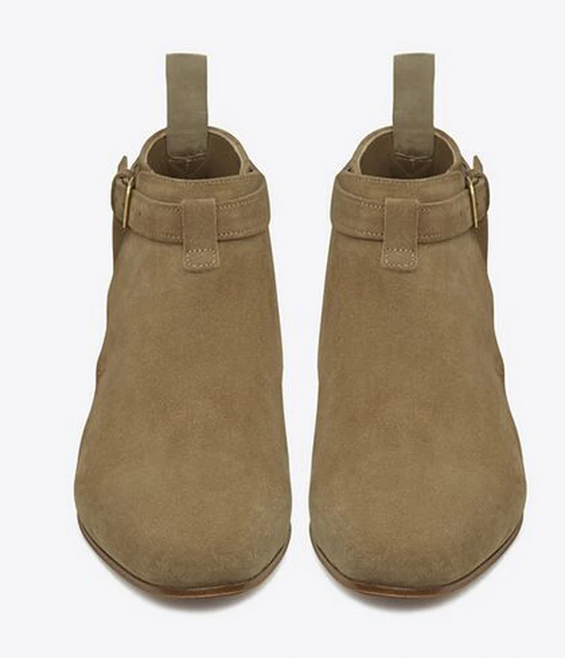 Новые модные дизайнерский бренд Классический Градиент Цвет пряжки Ботильоны на