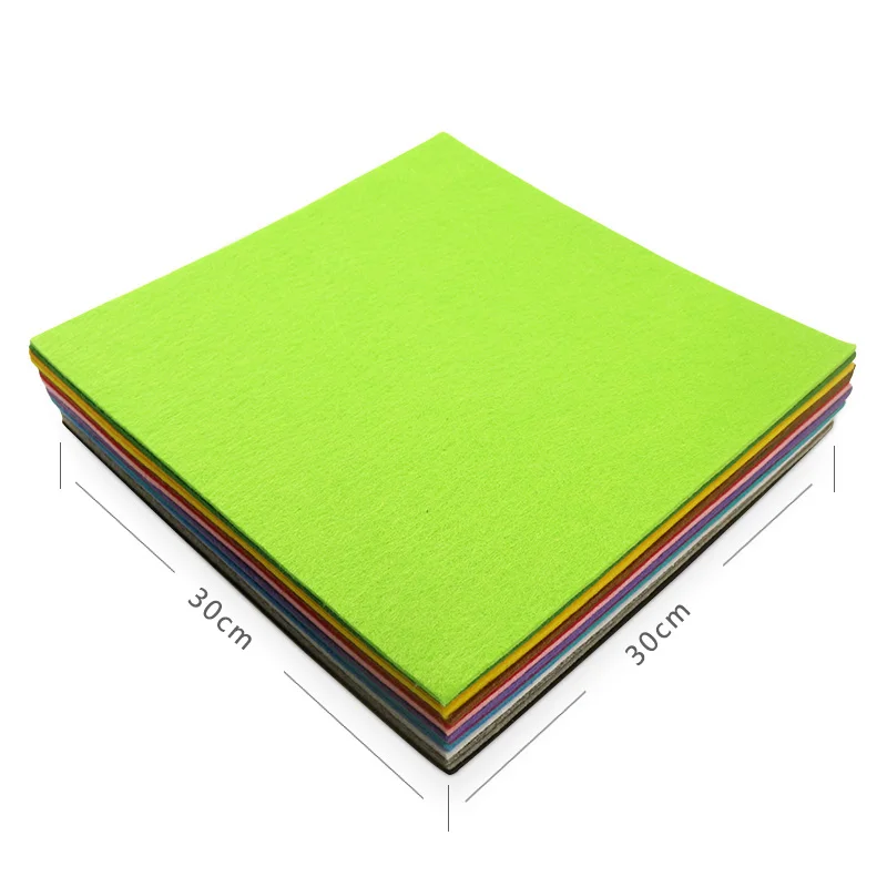 3 мм плотная фетровая ткань для рукоделия мешочки из нетканого материала 30х30см