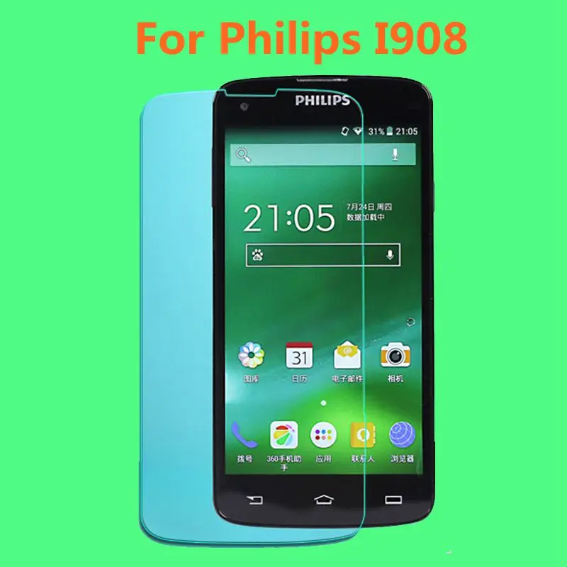 Закаленное стекло ShuiCaoRen 9H Защитная пленка для Philips Xenium I908|screen protector|film protectorprotector