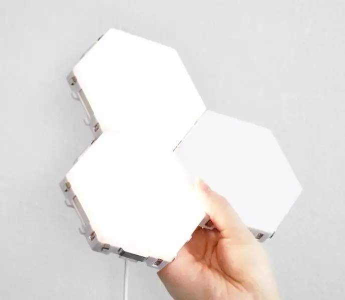 3 pcs Module Квантовый светильник сенсорный датчик ночной Светильник модульный шестиугольный светодиодный магнитный светильник s настенный светильник Новинка креативный DIY Украшение - Испускаемый цвет: 3 pcs Module