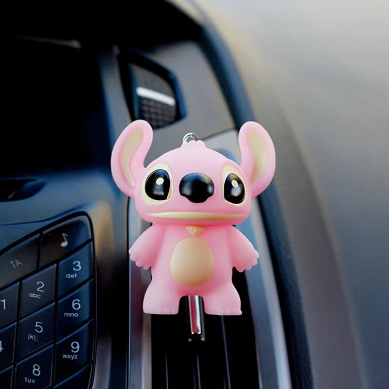 Small pink monster Освежители автомобилей, милый маленький синий Монстр духов куртка, мультфильм украшения, автомобиль на выходе очиститель воздуха, запах диффузор подарок - Название цвета: Small pink monster