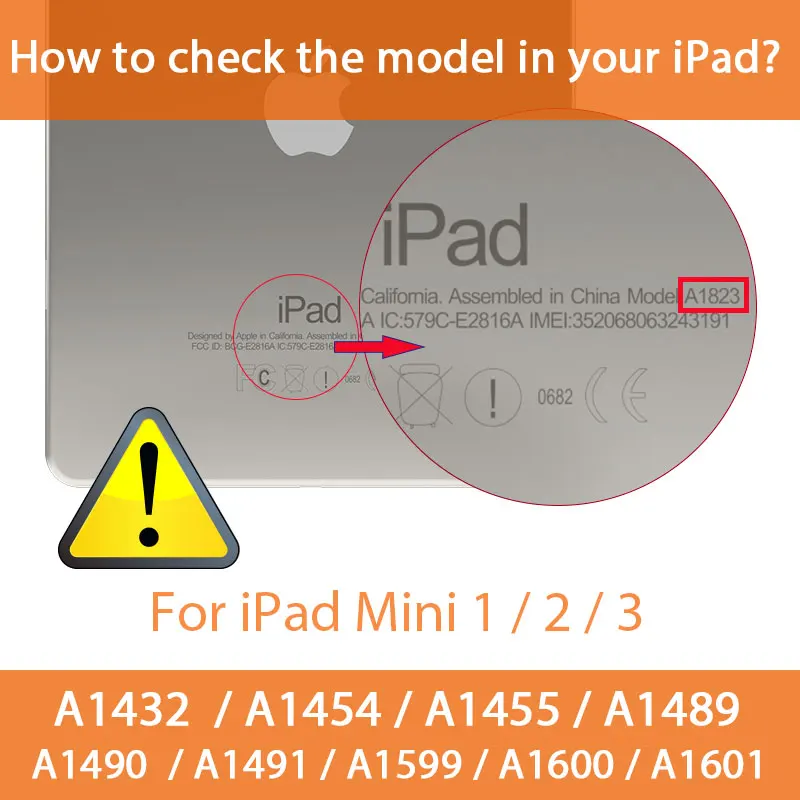 Трехслойный чехол для планшетов iPad Mini 1/7 9 дюймов защитный умный планшета 1 2 3 7
