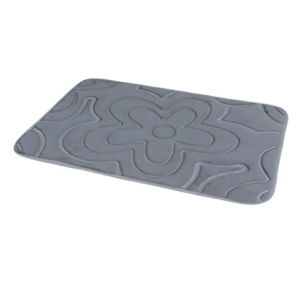 B 40x60 см полиэфирное волокно Нескользящие коврики для ванной комнаты Pebble Memory Foam коврик для ванной коврик коврики ковер ванная кухня применение - Цвет: B