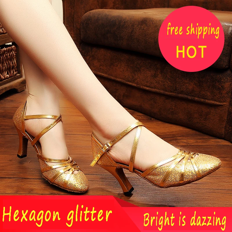 Обувь для латинских танцев Женская Современная обувь из искусственной кожи с