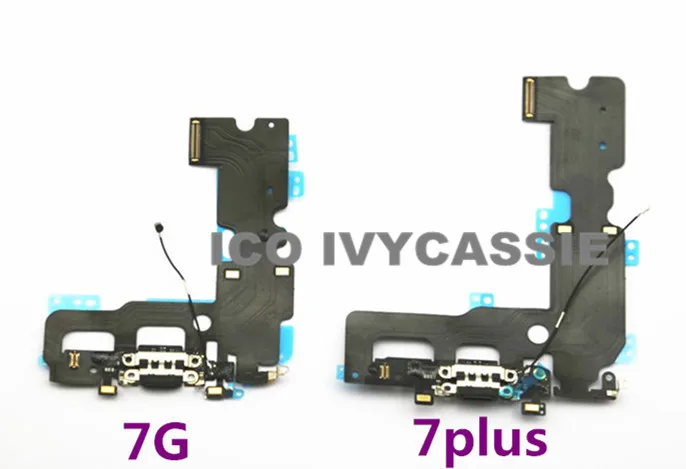 Гибкий кабель для зарядки iPhone 7 7Plus шлейф USB подключения док-станции Шлейф