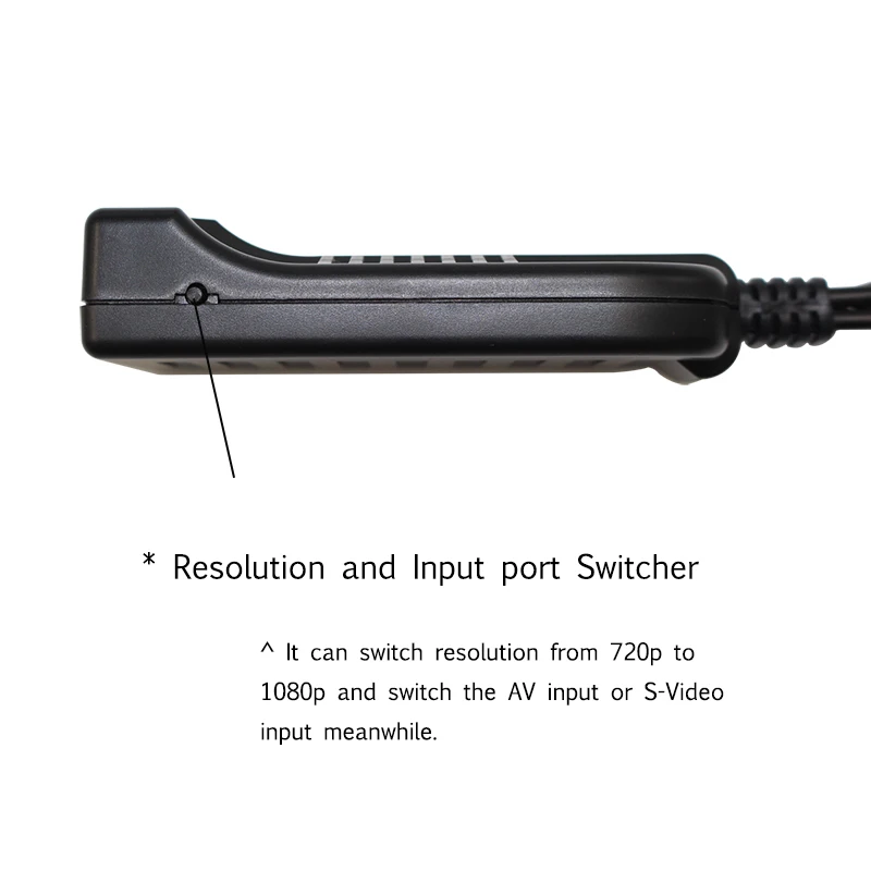 1080P папа AV и s-видео RCA в HDMI аудио адаптер конвертер с USB кабелем кабель для HDTV DVD |