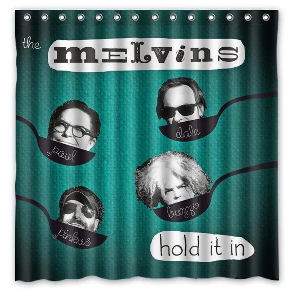 Держать его в Melvins дизайн полиэстера занавески для душа 180 x см водонепроницаемый