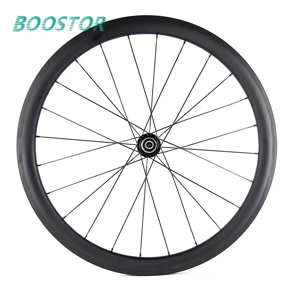 Road wheelset Bycicle Carbon Rim Wheel 700c Low Resistance Aerodynamic 55mm Tubeless Clincher Straight pull Factory Cheap Price | Спорт и