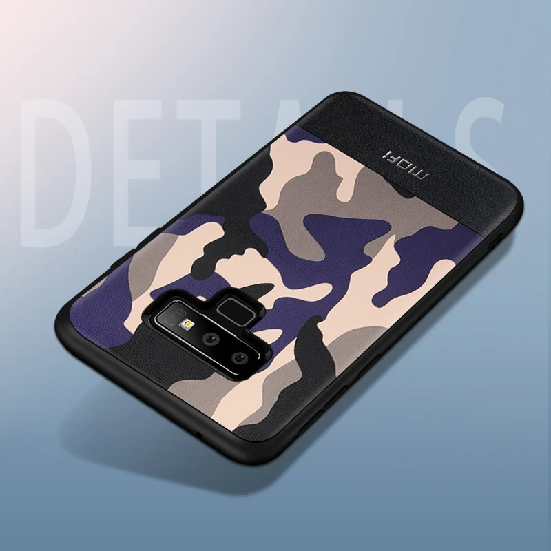 purple MOFi note 9 чехол для galaxy note 8 задняя крышка Камуфляжный узор противоударный чехол для samsung note9 чехол - Цвет: purple