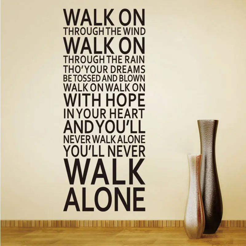 

57x140cm Free Shipping Home Deco Quotes Decals Vinyl PVC WALK ON Home decoration stickers BF-3