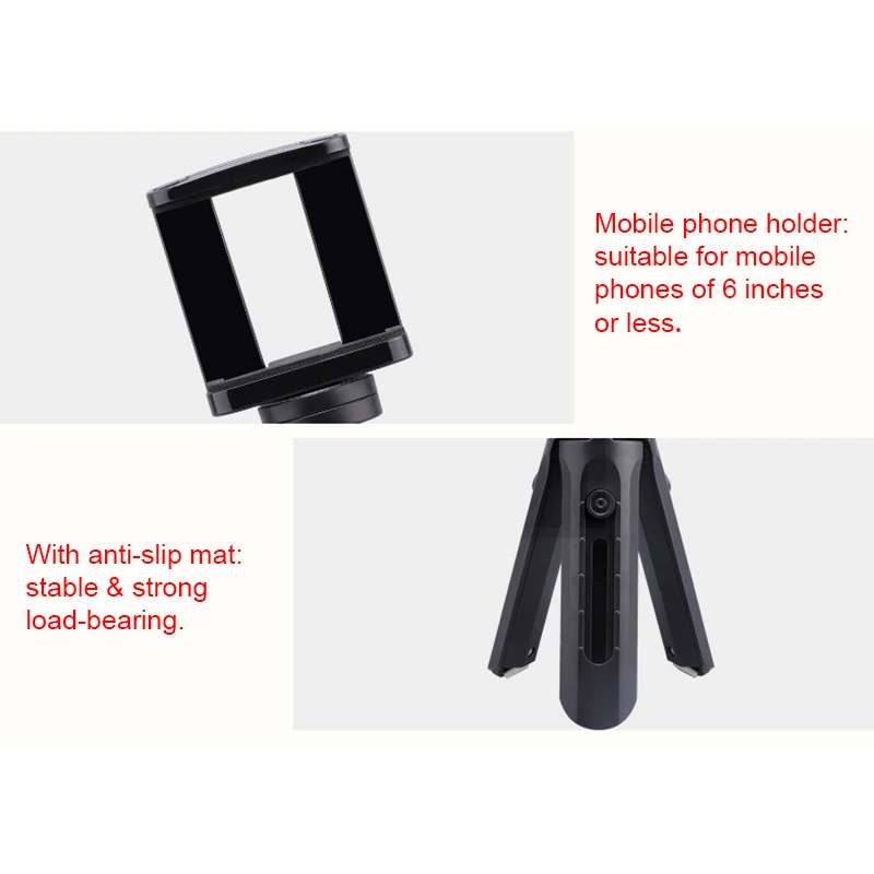 Фото Mini Desktop Tripod 360 Degree Rotation Foldable Shockproof Lightweight Bracket JLRL88 Электроника Mini Desktop Tripod 360 Degree Rotation Foldable Shockproof Lightweight Bracket JLRL88 Электроника