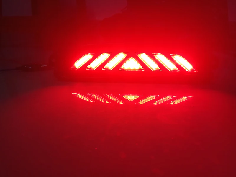 Автомобильная проблесковая 1 шт. задний бампер противотуманных фар для Toyota CHR C-HR светодиодный дневной свет LED противотуманная фара красный для оформления машины
